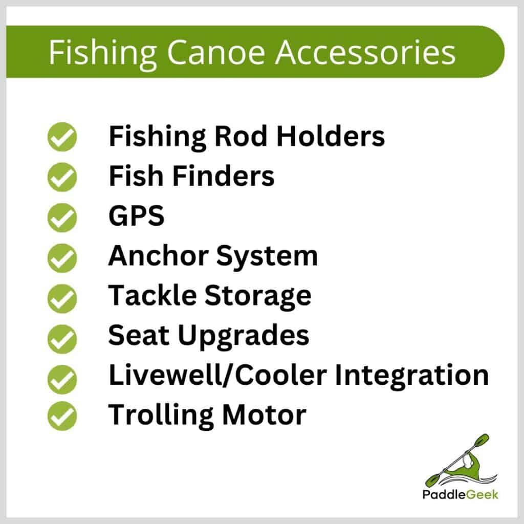 Fishing Canoe Accessories